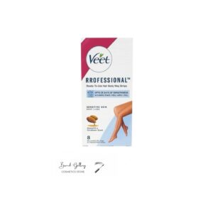 نوار وکس موبر ویت Veet آبی پوست حساس رایحه روغن بادام8 عددی