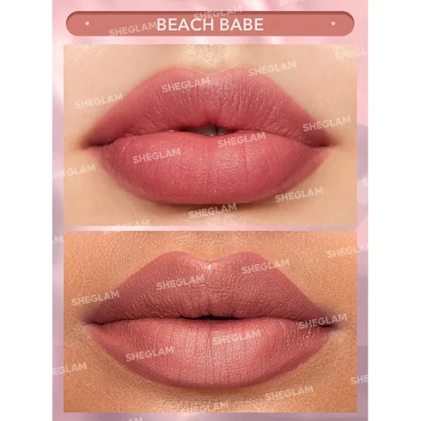 رژلب مخملی استارلایت شیگلم رنگ Beach babe - Image 2