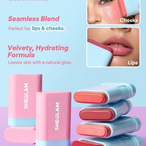 رژگونه استیکی شاین شیگلم Sheglam Glass Glow Blush Stick