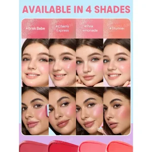 رژگونه استیکی شاین شیگلم Sheglam Glass Glow Blush Stick