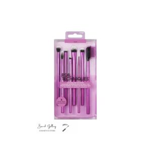 ست 8 عددی براش چشم ابرو ریل تکنیک Real Techniques Everyday Eye Essentials Makeup Brush Kit