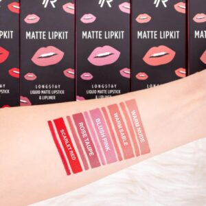 کیت رژلب مایع مات و مداد لب دریم گلدن رز