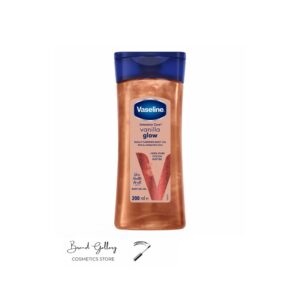 روغن بدن شاین‌دار Vanilla Glow وازلین Vaseline Shimmering Body Oil Vanilla Glow